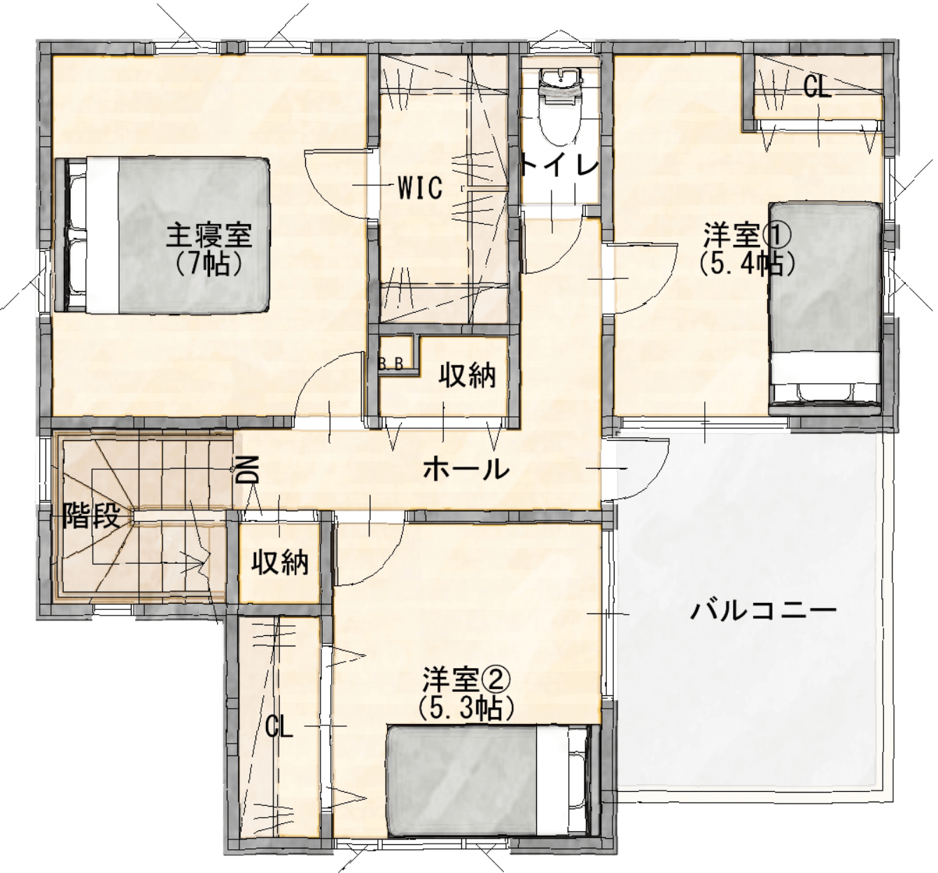 2階フロアマップ