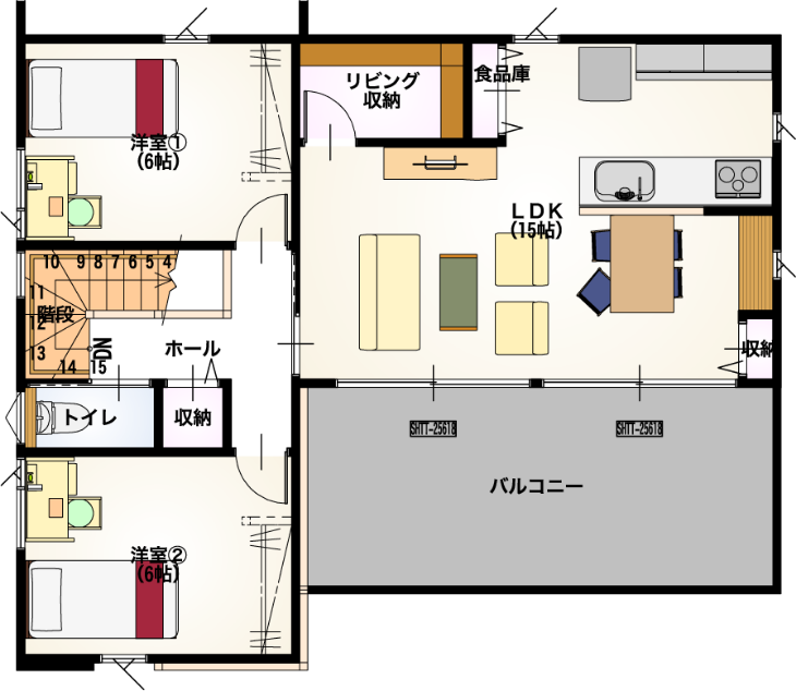 2階フロアマップ