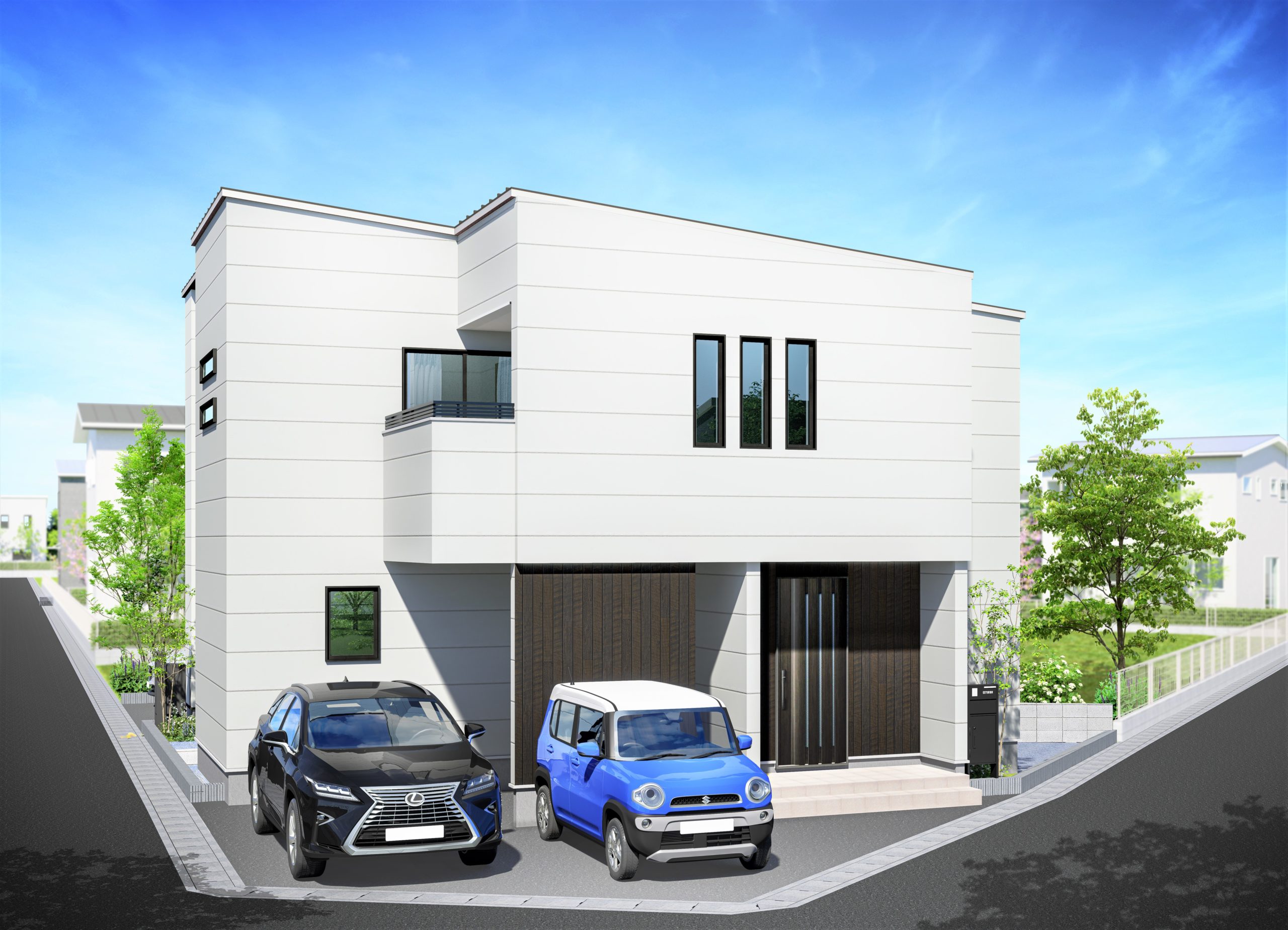東区津島屋6丁目A棟 / 大形駅まで車で8分！白を基調としたおしゃれな外観♪のイメージ画像
