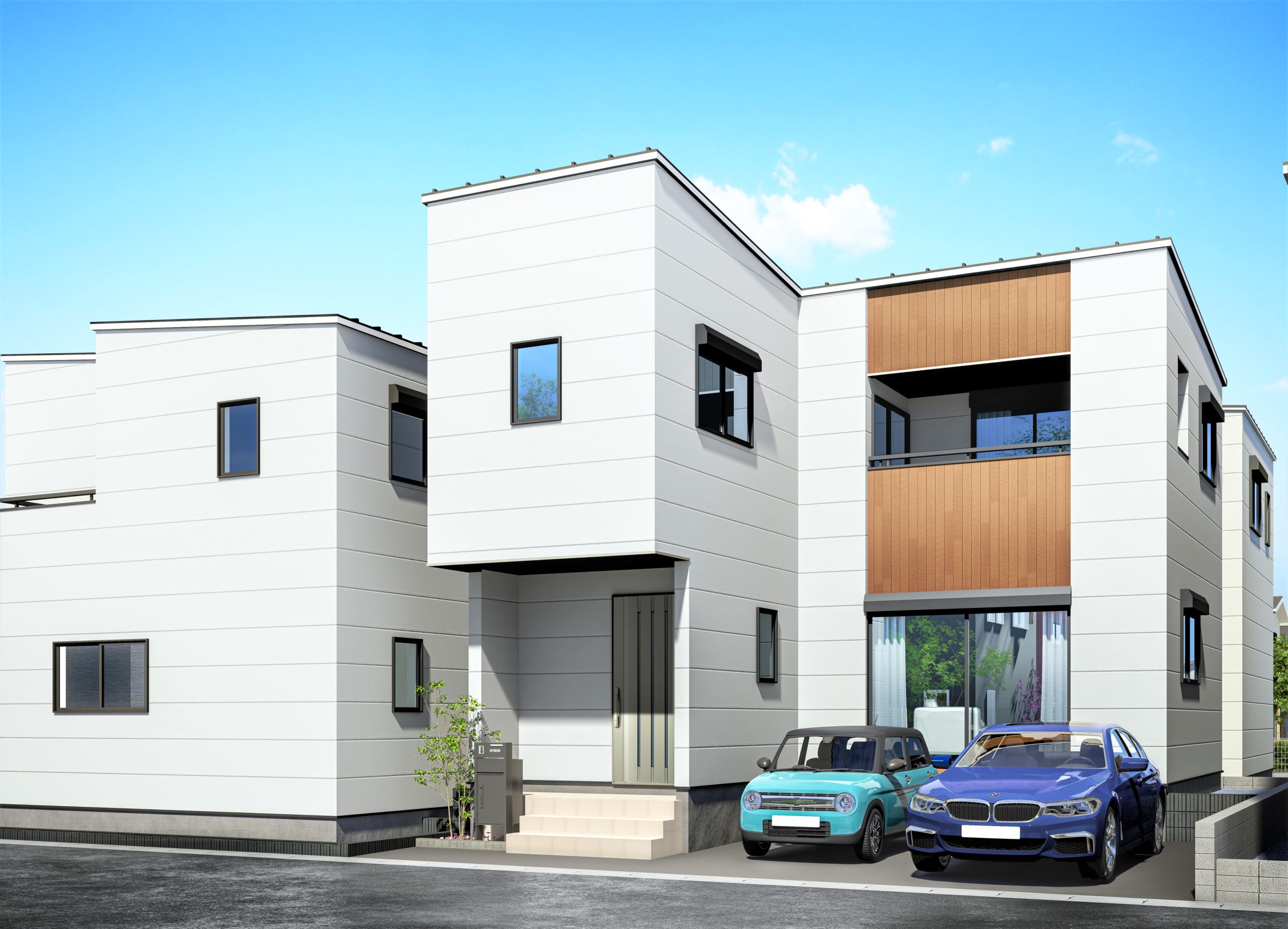 東区大山2丁目C棟 / ◆高断熱高気密の良質住宅◆白を基調としたスタイリッシュな外観♪のイメージ画像