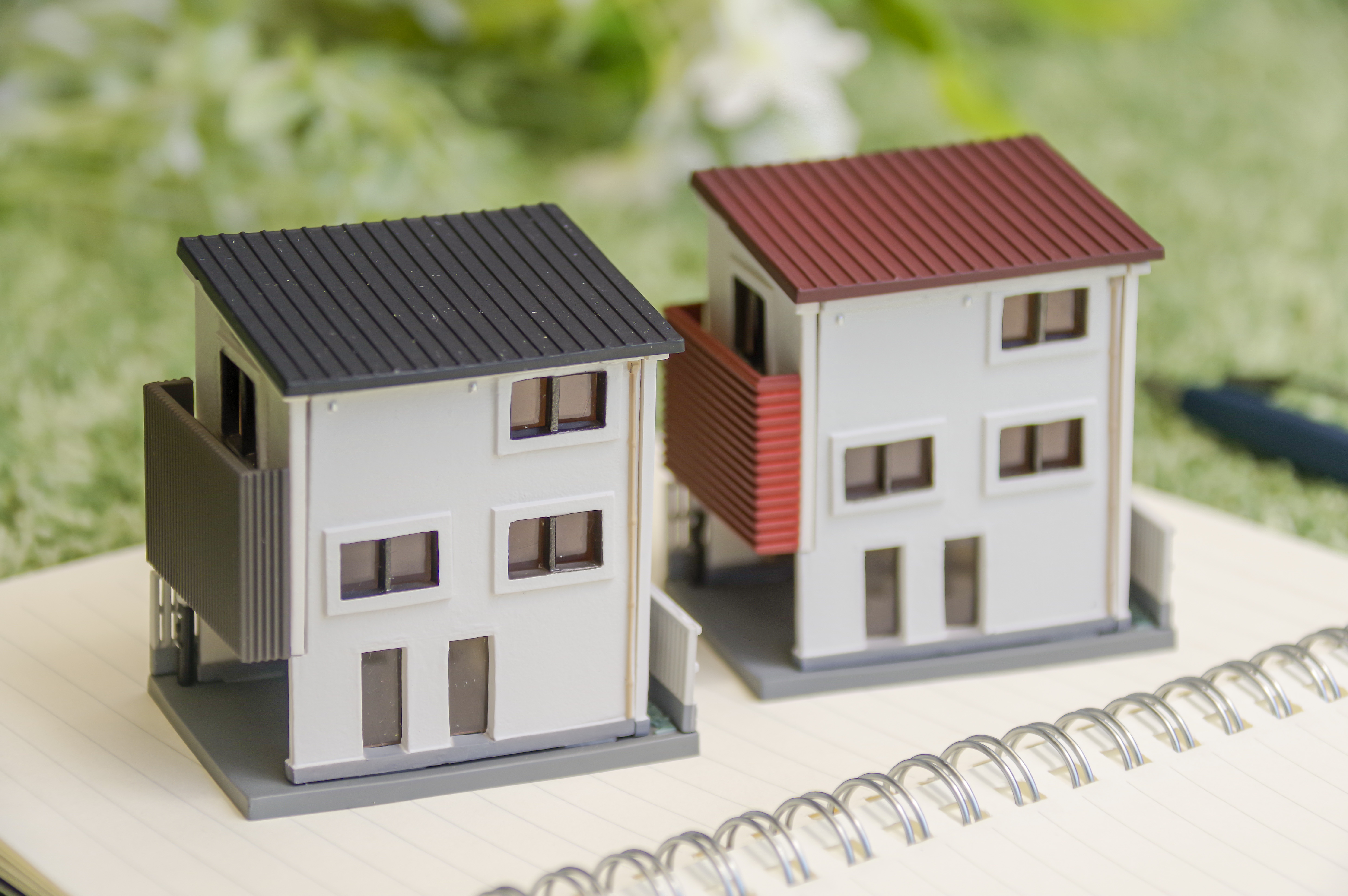 建売住宅の模型のイメージ
