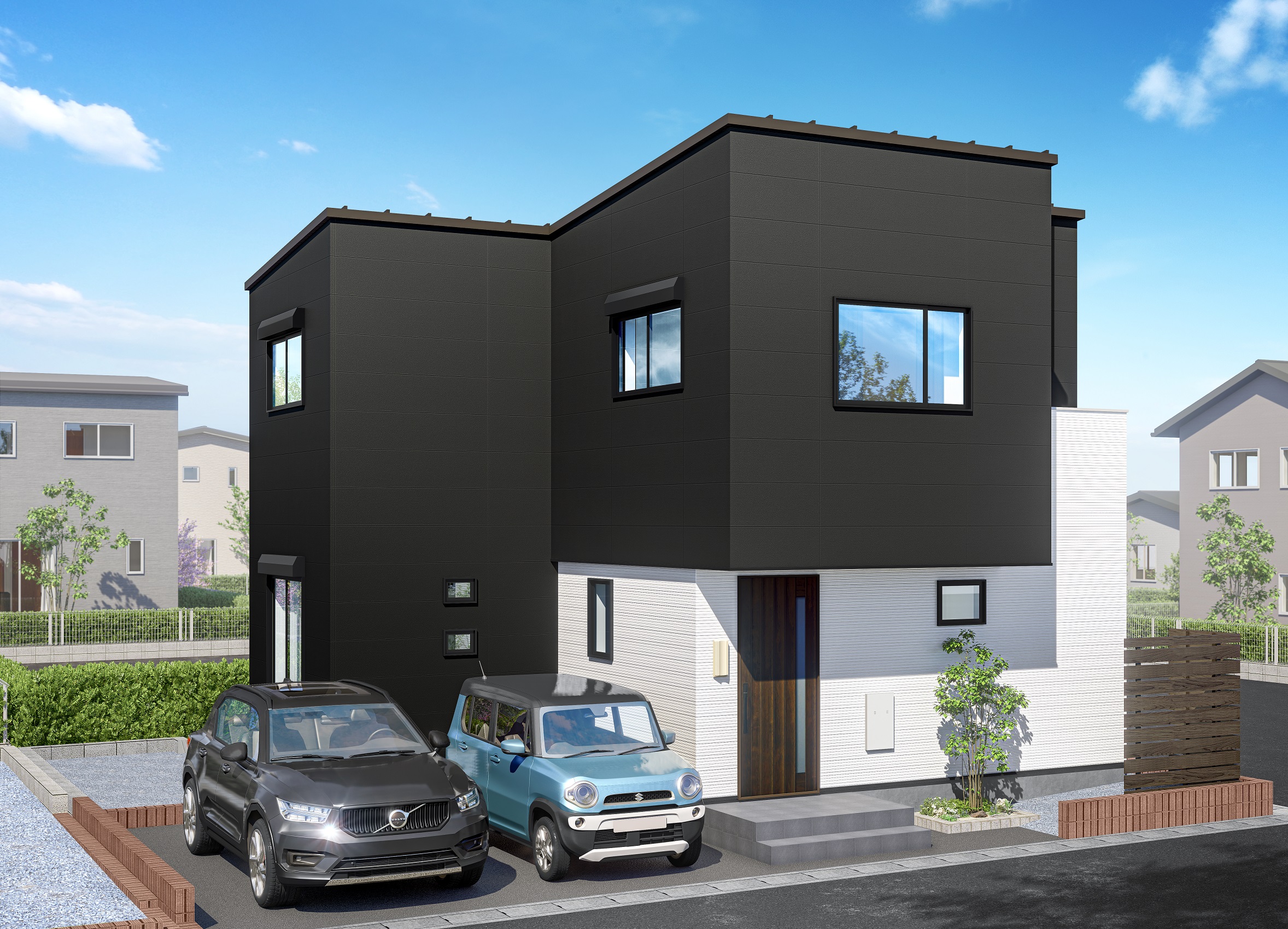 優秀デザイン！秋葉区新津本町2丁目A棟 / 新津駅まで徒歩5分！駅近新築建売！のイメージ画像
